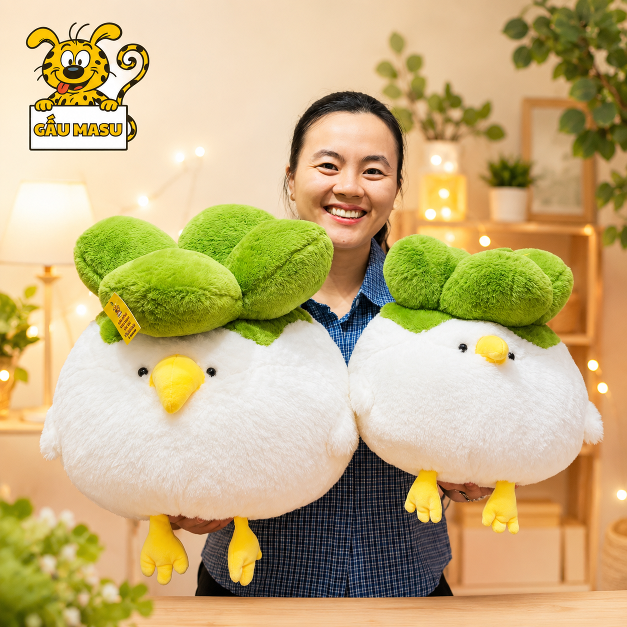 Gấu Bông Gà Bắp Cải
