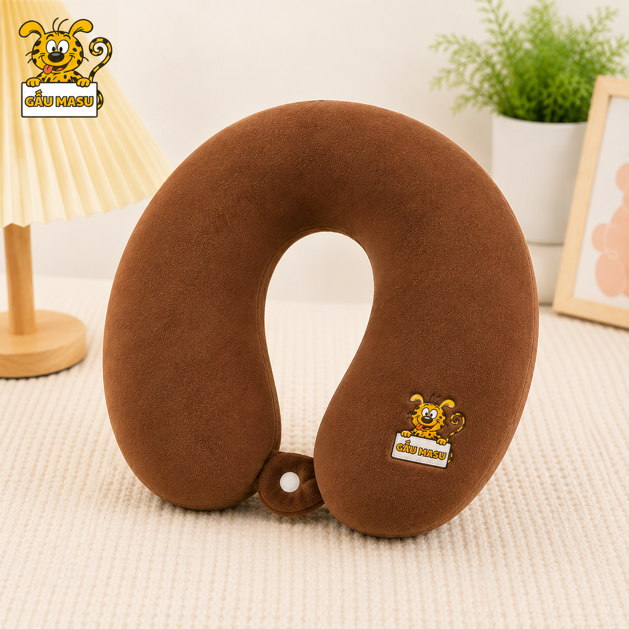 Gối Cổ Chữ U Cao Su Non